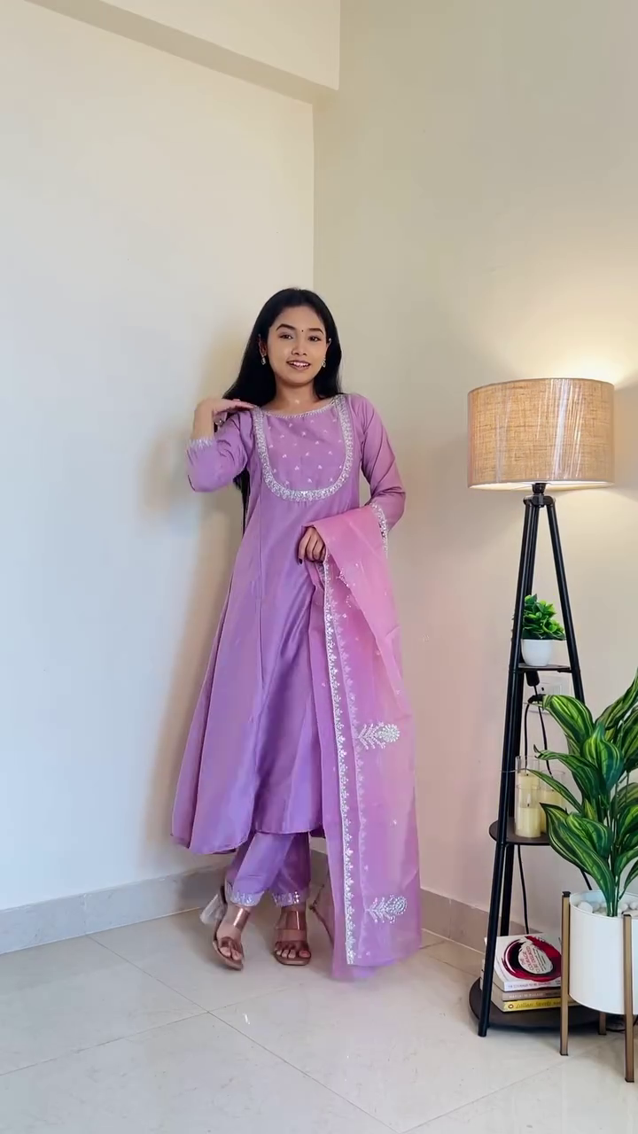 Ruby Red Festive Kurta Set