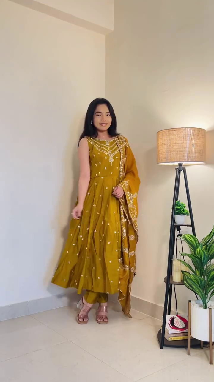 Ruby Red Festive Kurta Set