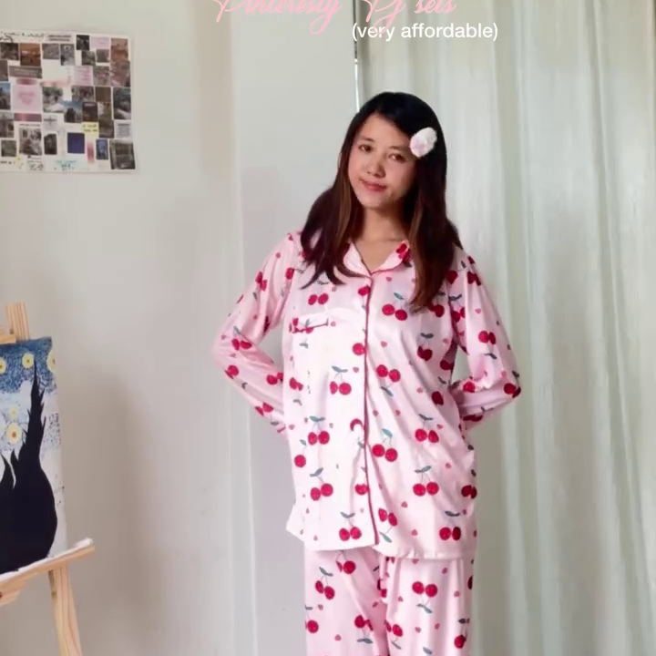 Cute Checkered Night Suit Set