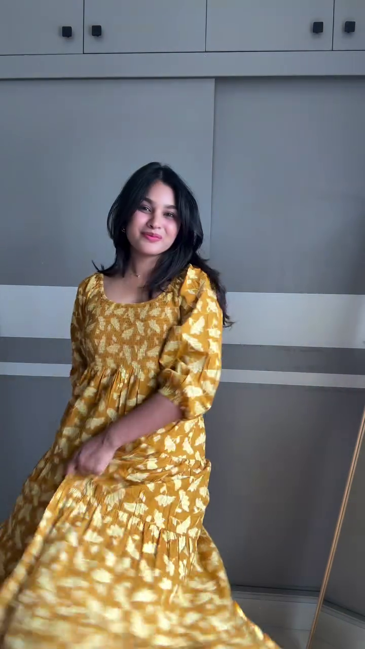 Rose Pink Floral Midi Dress