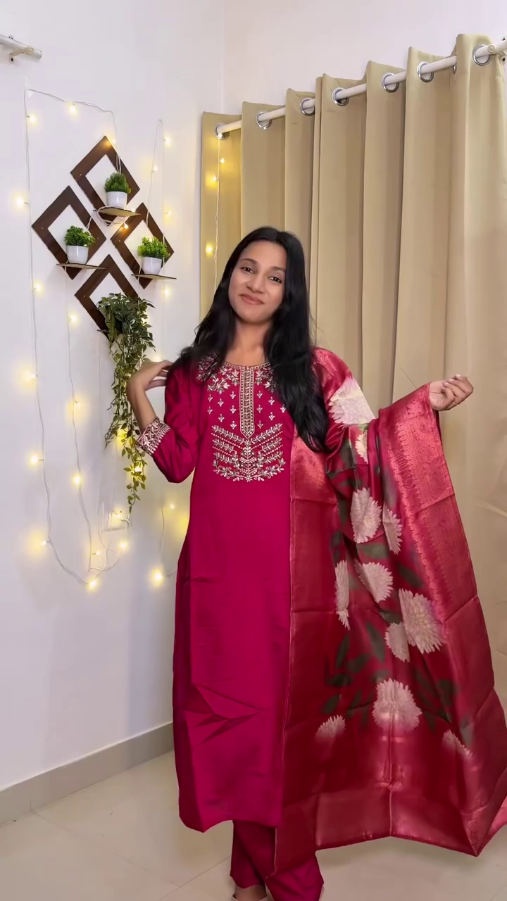 Crimson Festive Suit