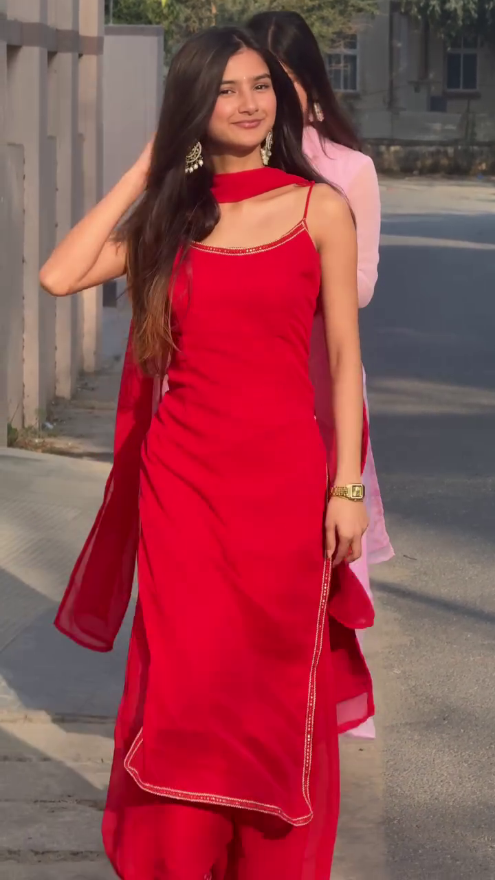 Maroon Classic Pakistani Suit Set