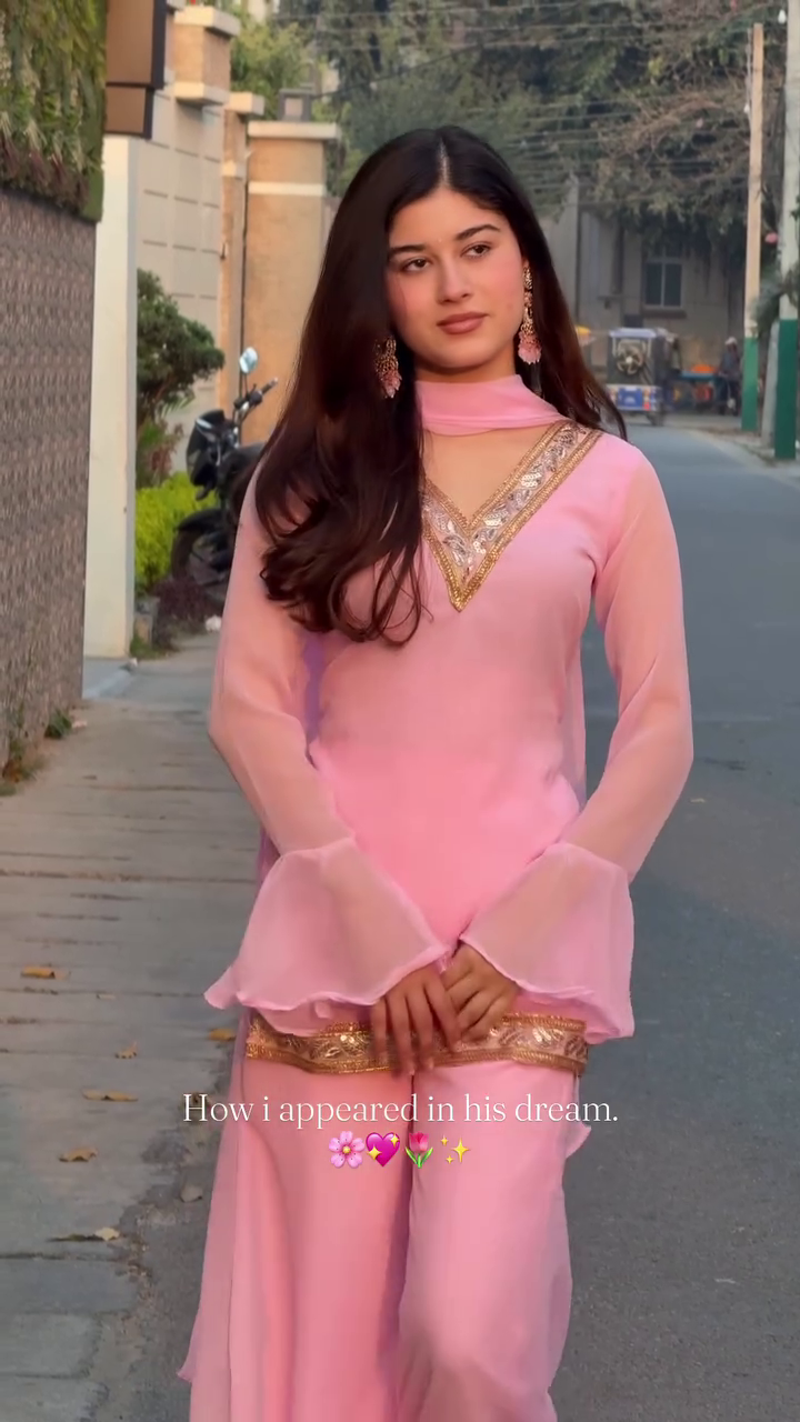Soft Pink Festive Suit Set