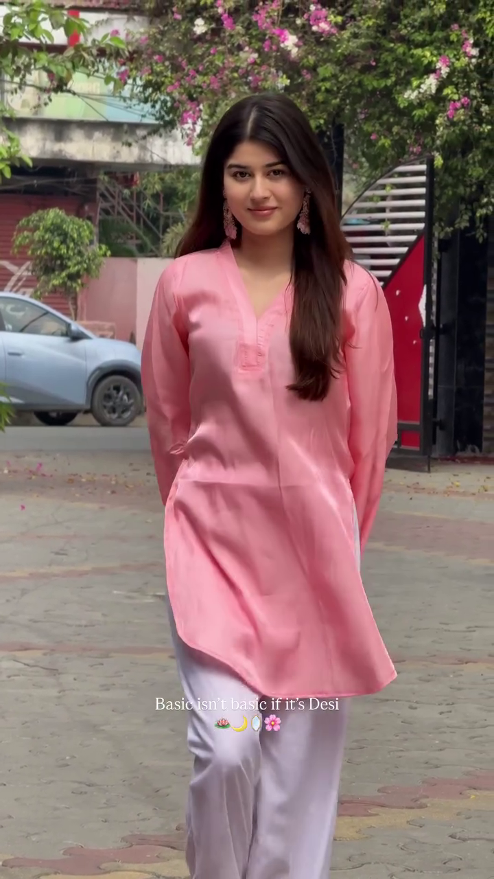Pink KURTA SET