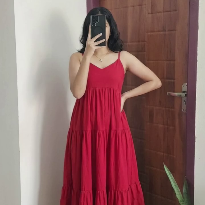 Sleeveless Pink Maxi Dress