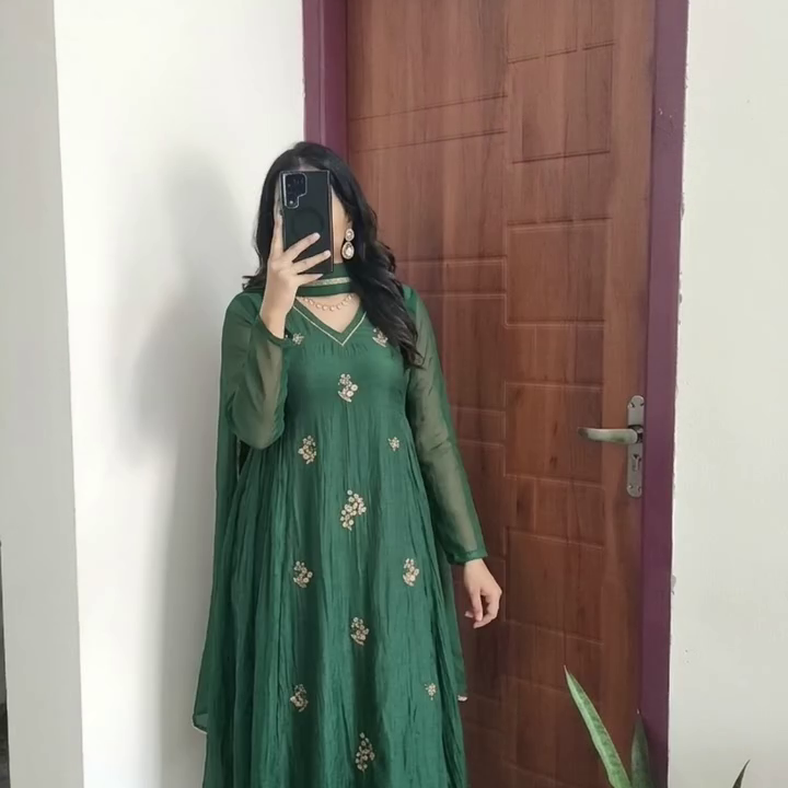 Maroon Embroidered Ethnic Kurti