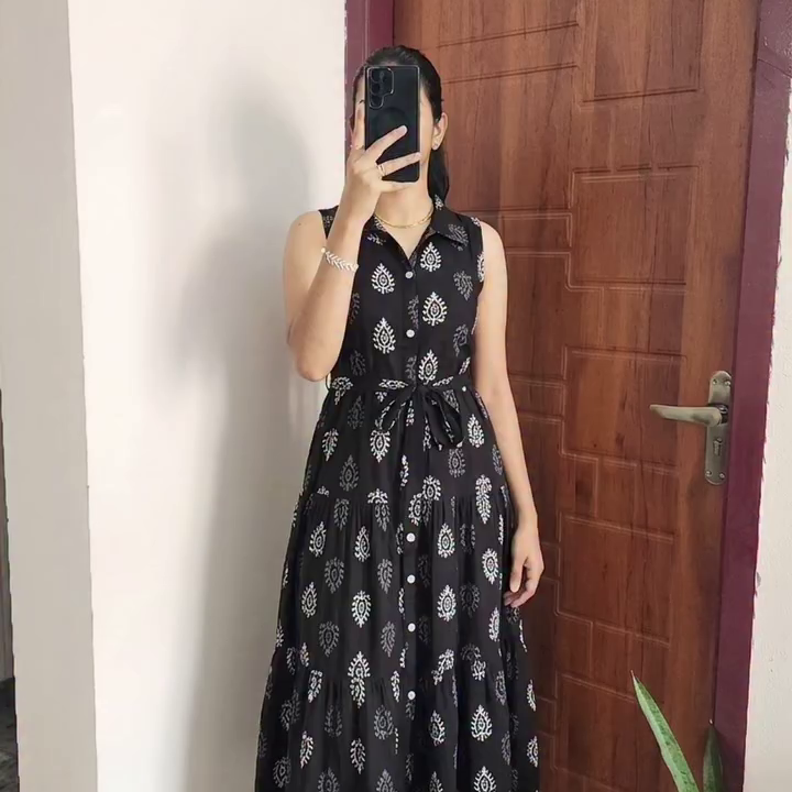 . Maroon Embroidered Anarkali Dress