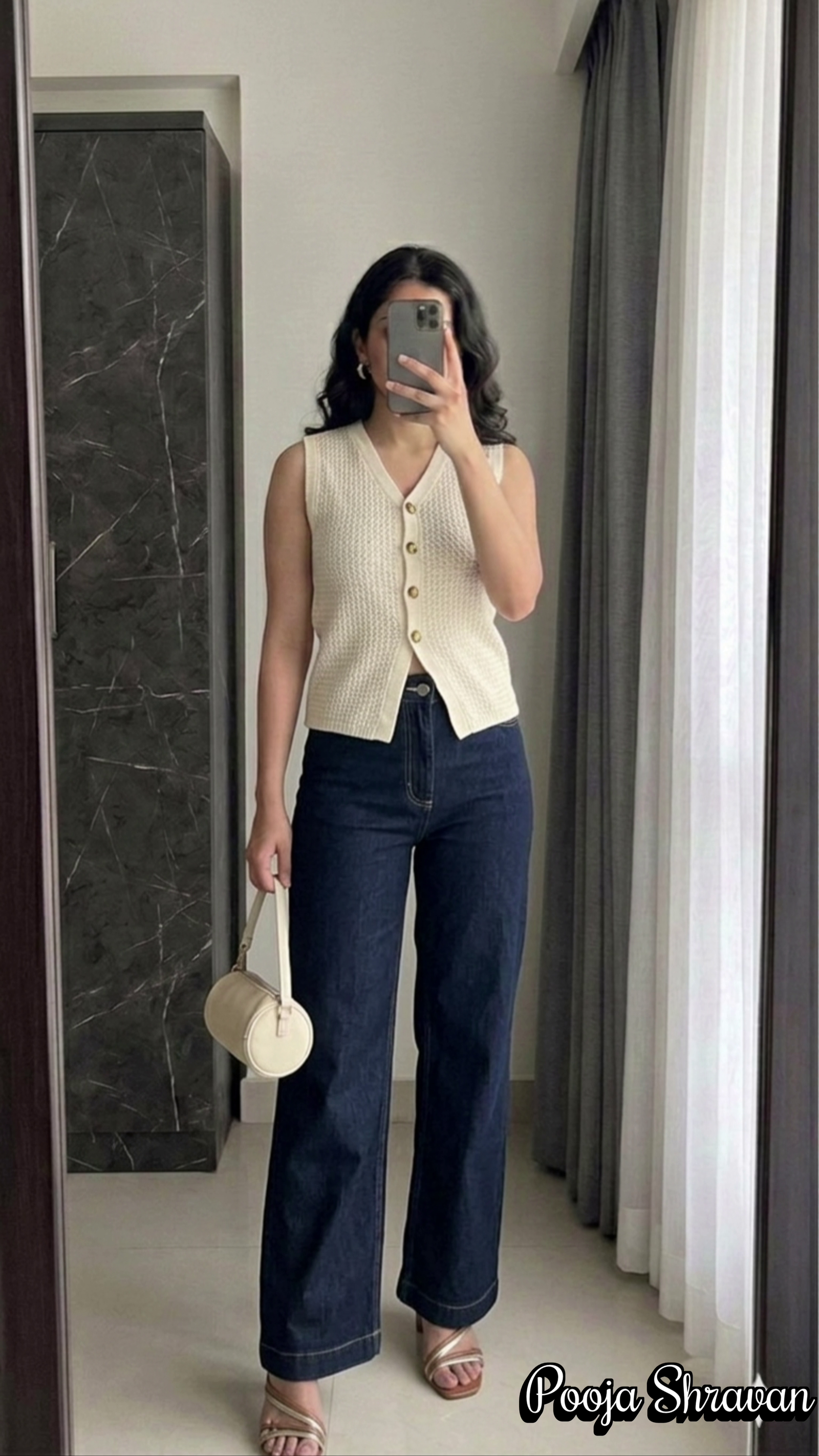 Vintage Paisley Peplum Top & Jeans