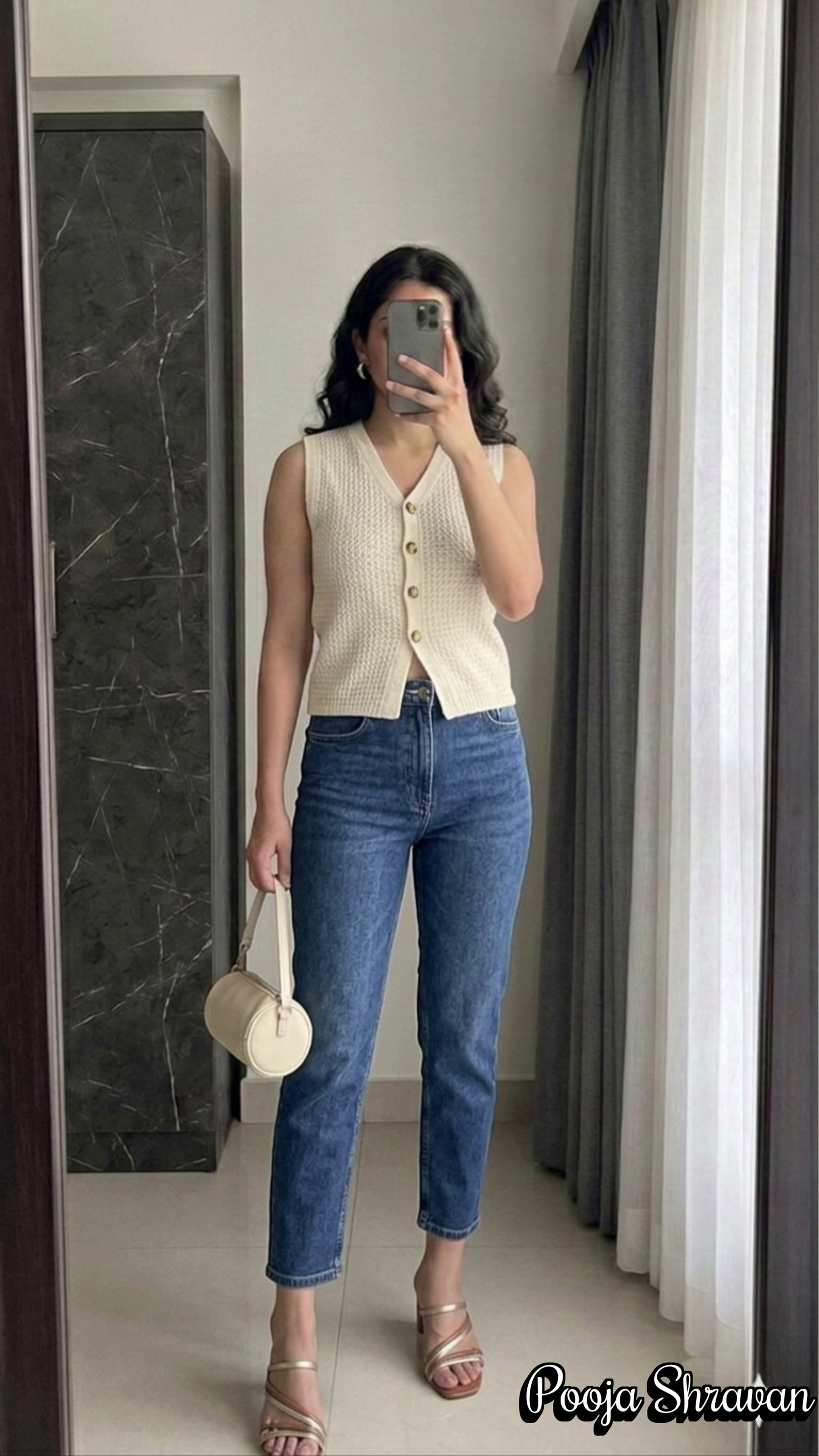 Vintage Paisley Peplum Top & Jeans