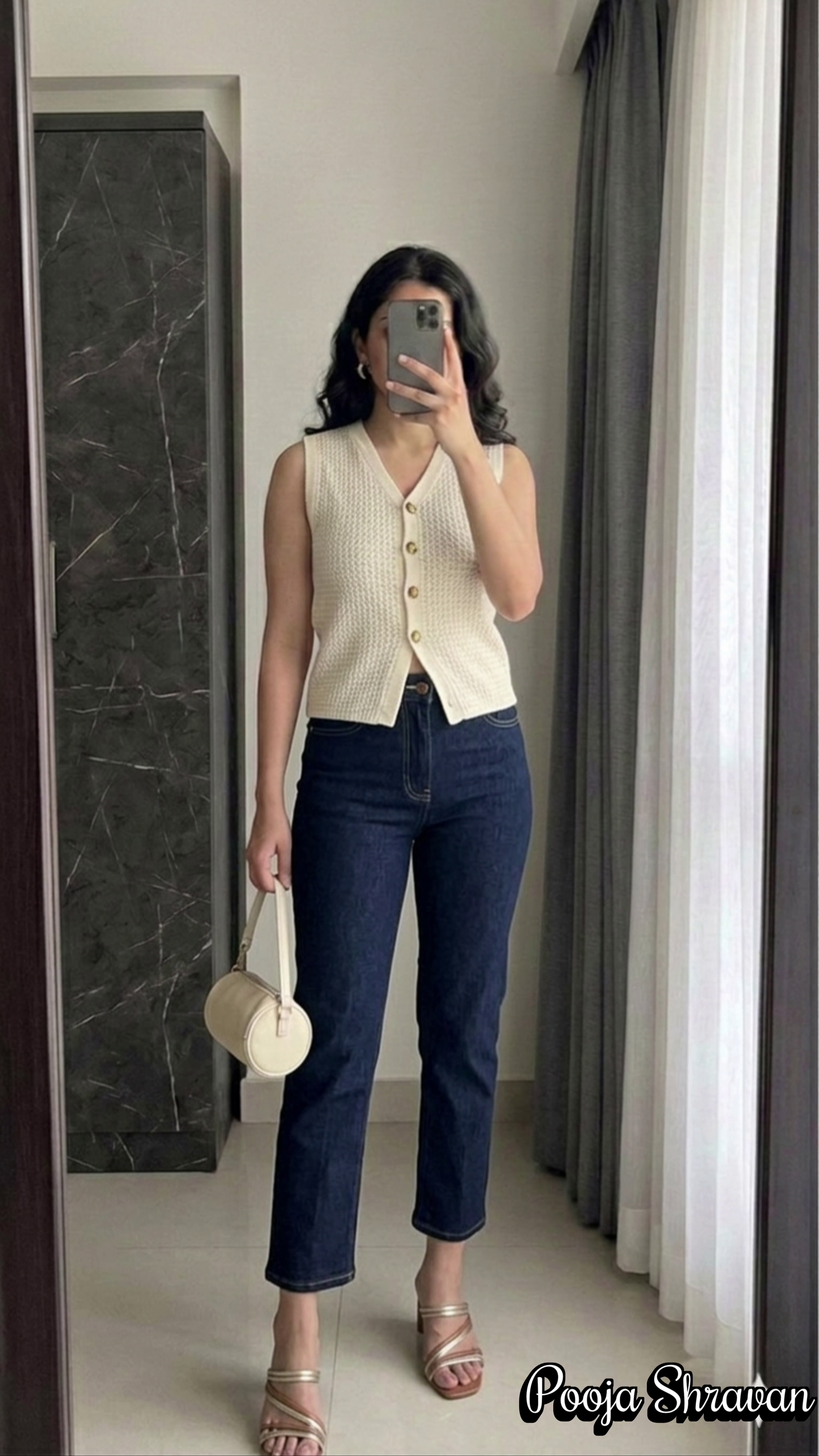 Vintage Paisley Peplum Top & Jeans