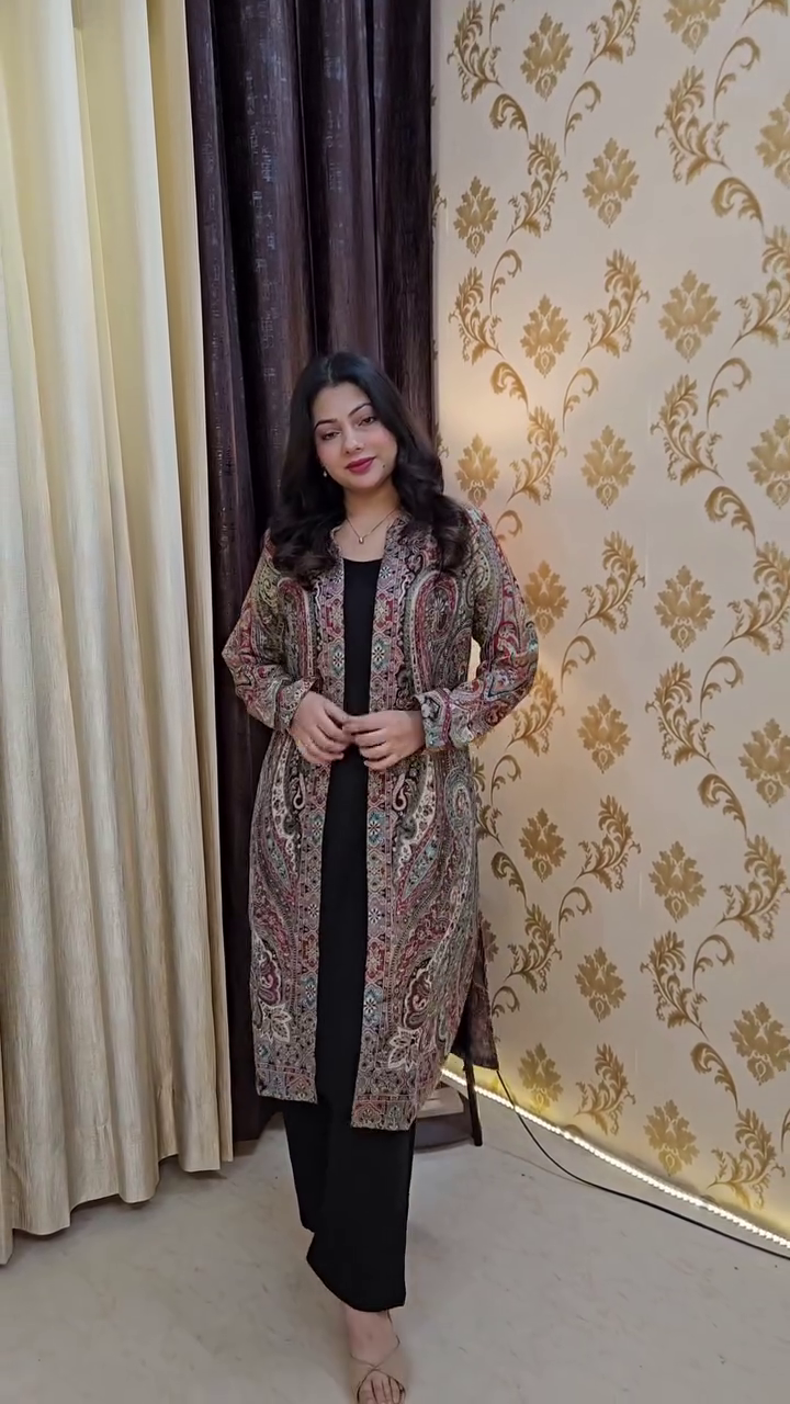 Dark Floral Tiered Maxi Dress