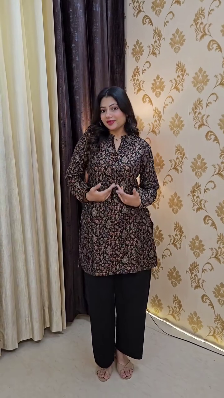 Dark Floral Tiered Maxi Dress