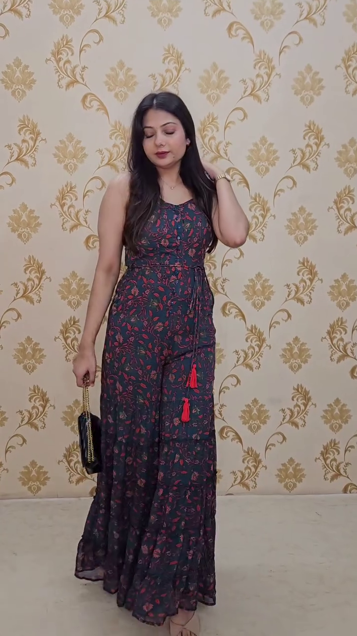 Indigo Printed Kurta Pant Set