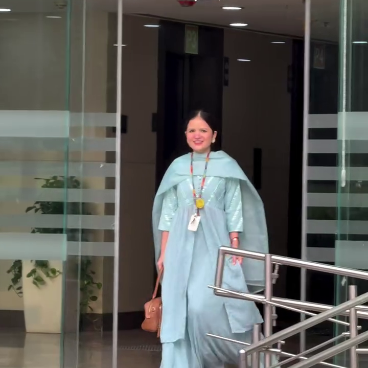 Blush Pink Ethnic Co-ord Workwear Set