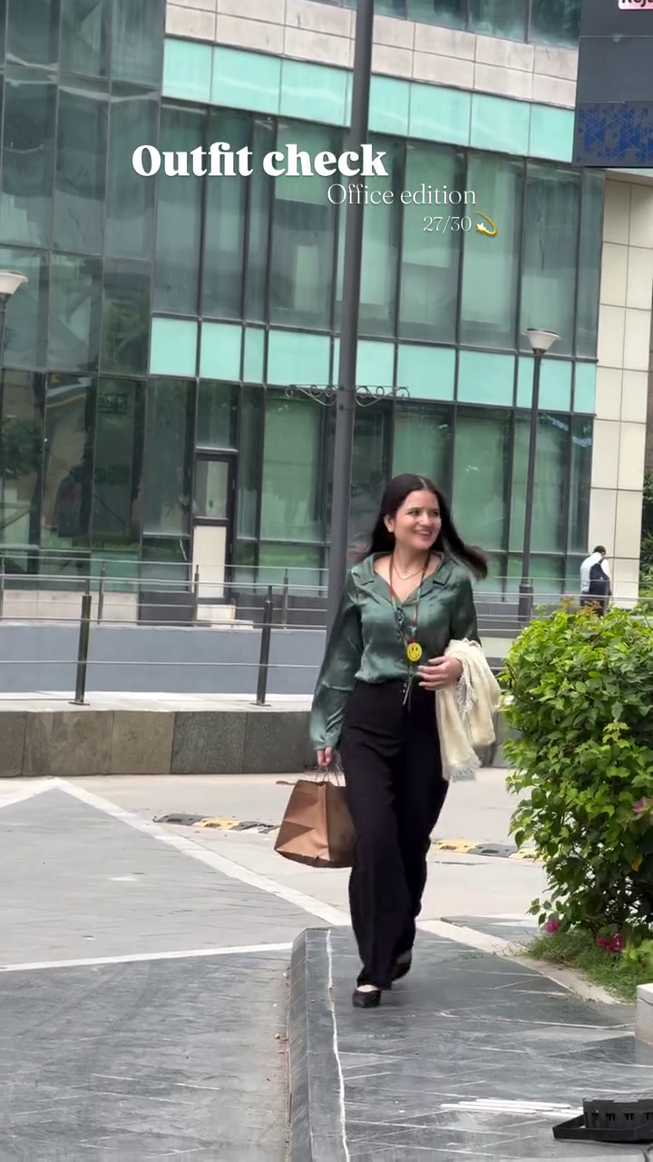 Power Blazer Office Look