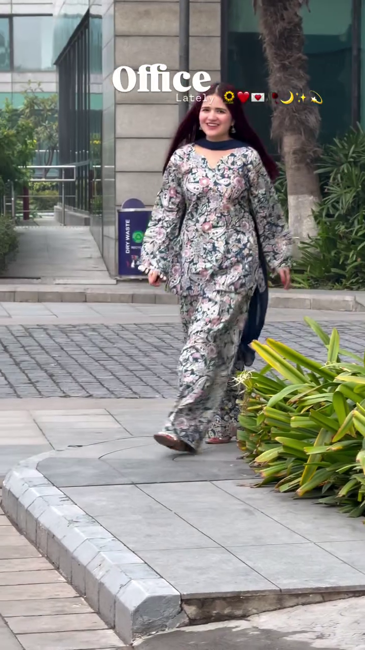 Floral Ethnic Office Elegance