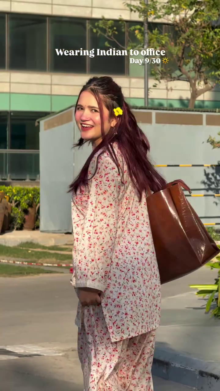 Soft Floral Workwear Charm