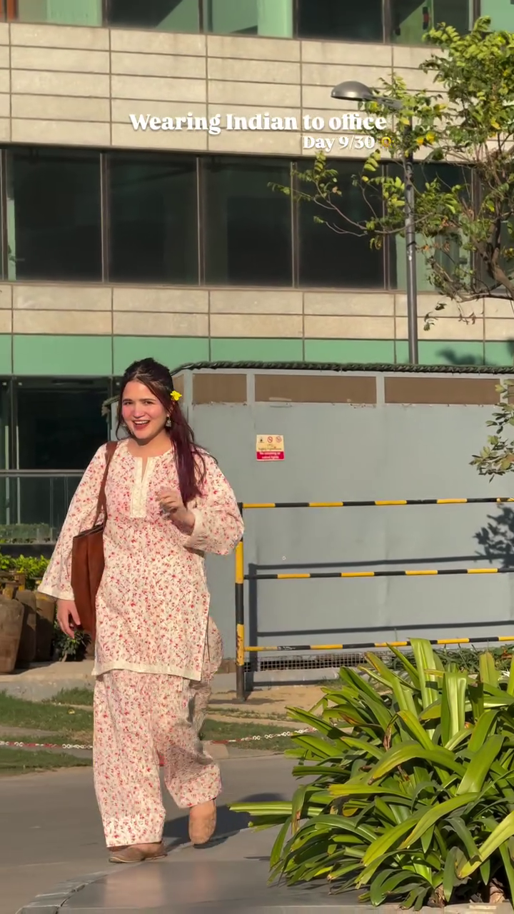 Soft Floral Workwear Charm