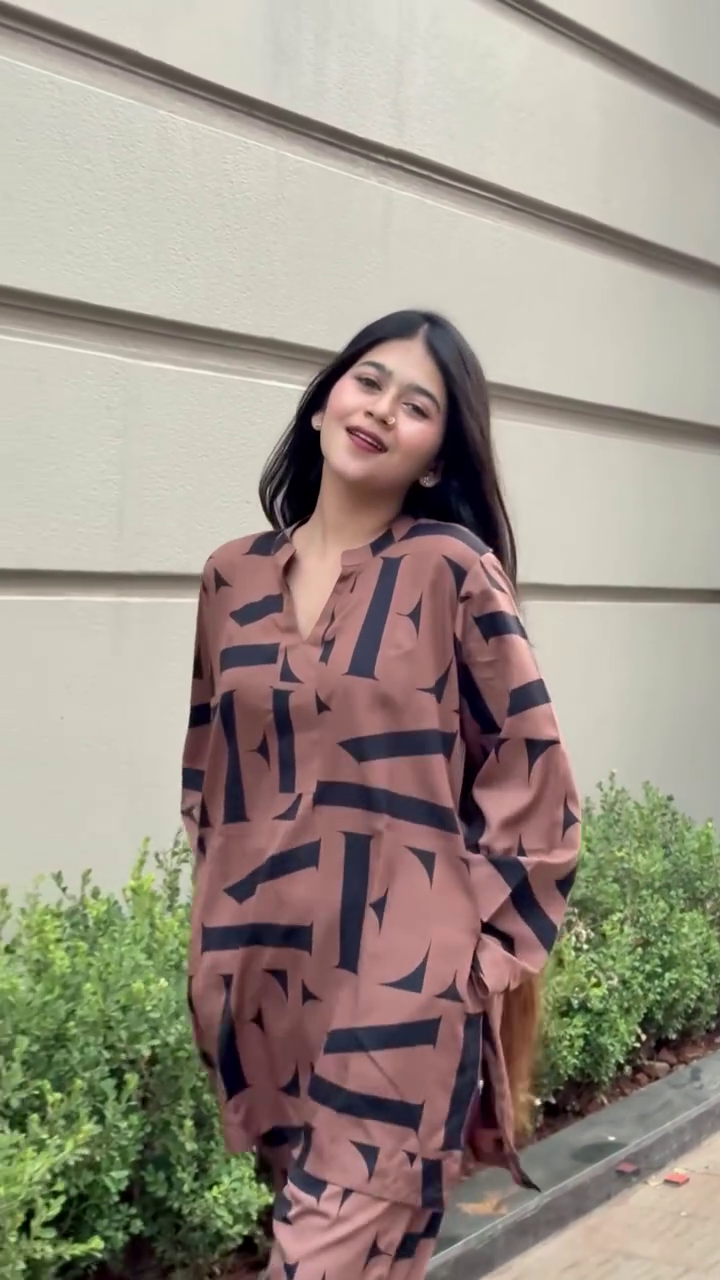 Modern Printed Kurta Style