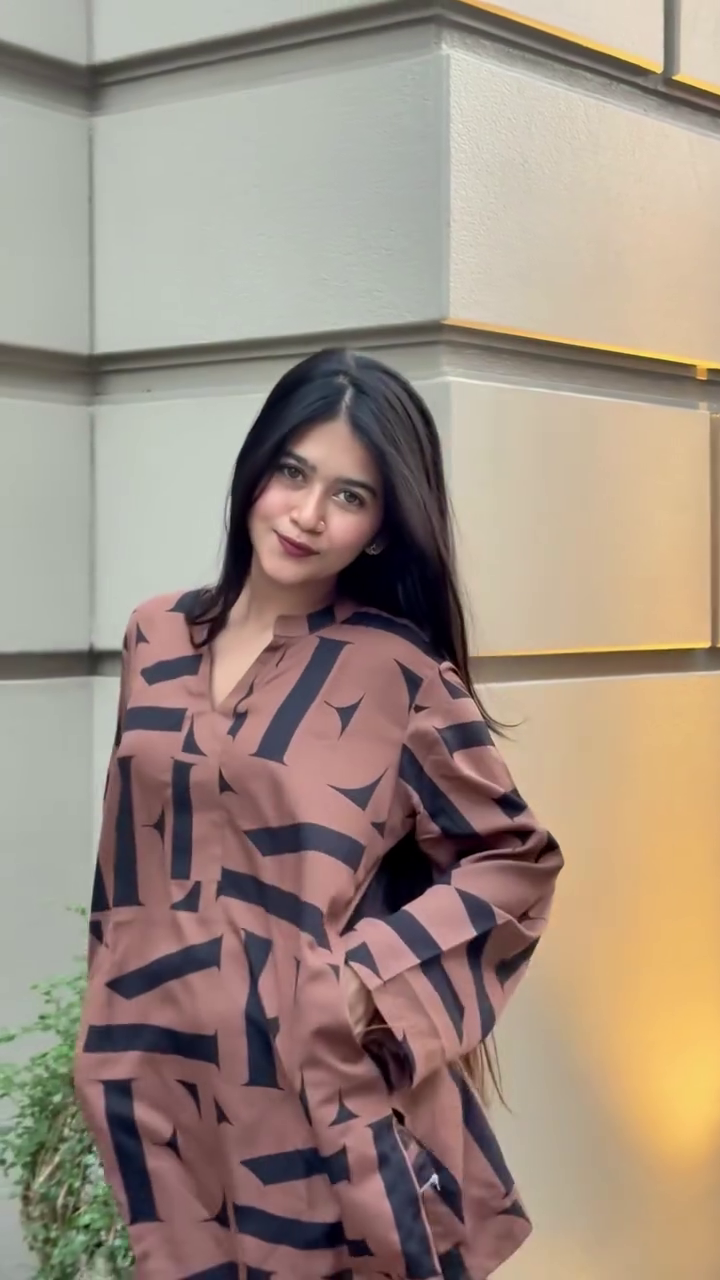 Modern Printed Kurta Style