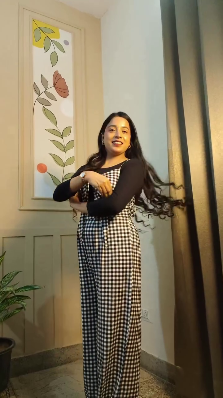 Smart Indo-Western Check Style