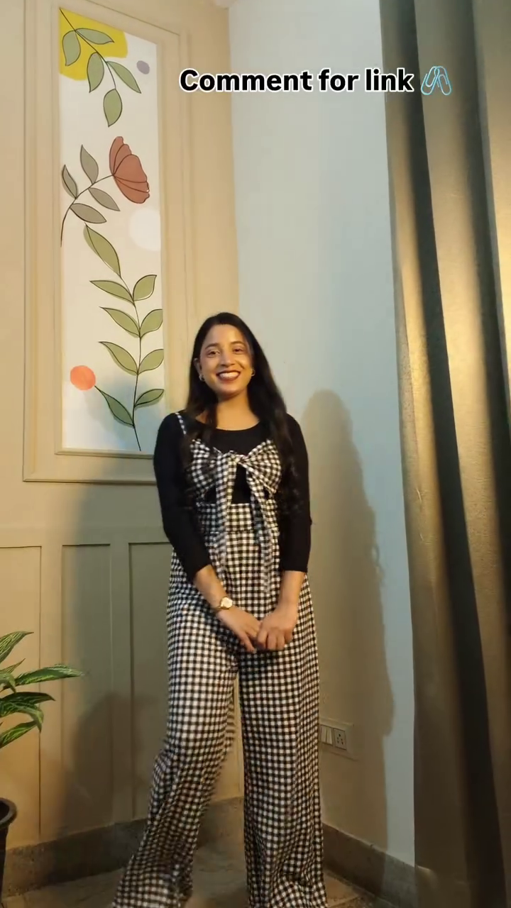 Smart Indo-Western Check Style