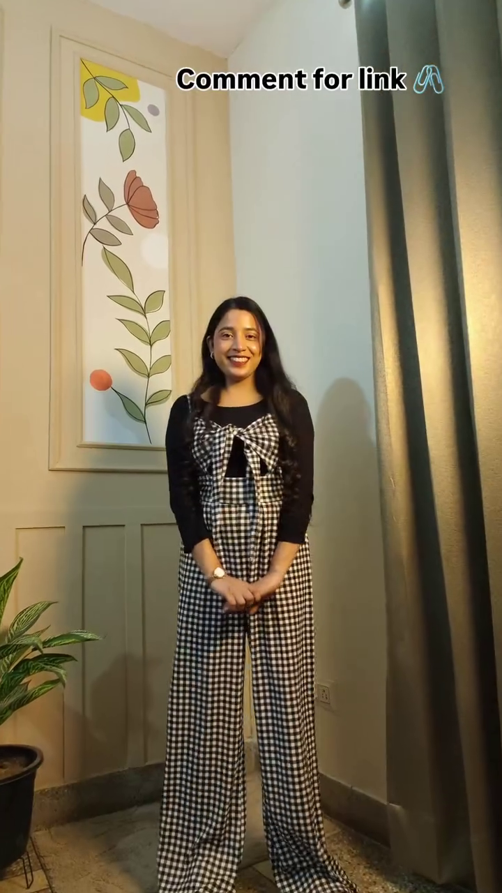 Smart Indo-Western Check Style