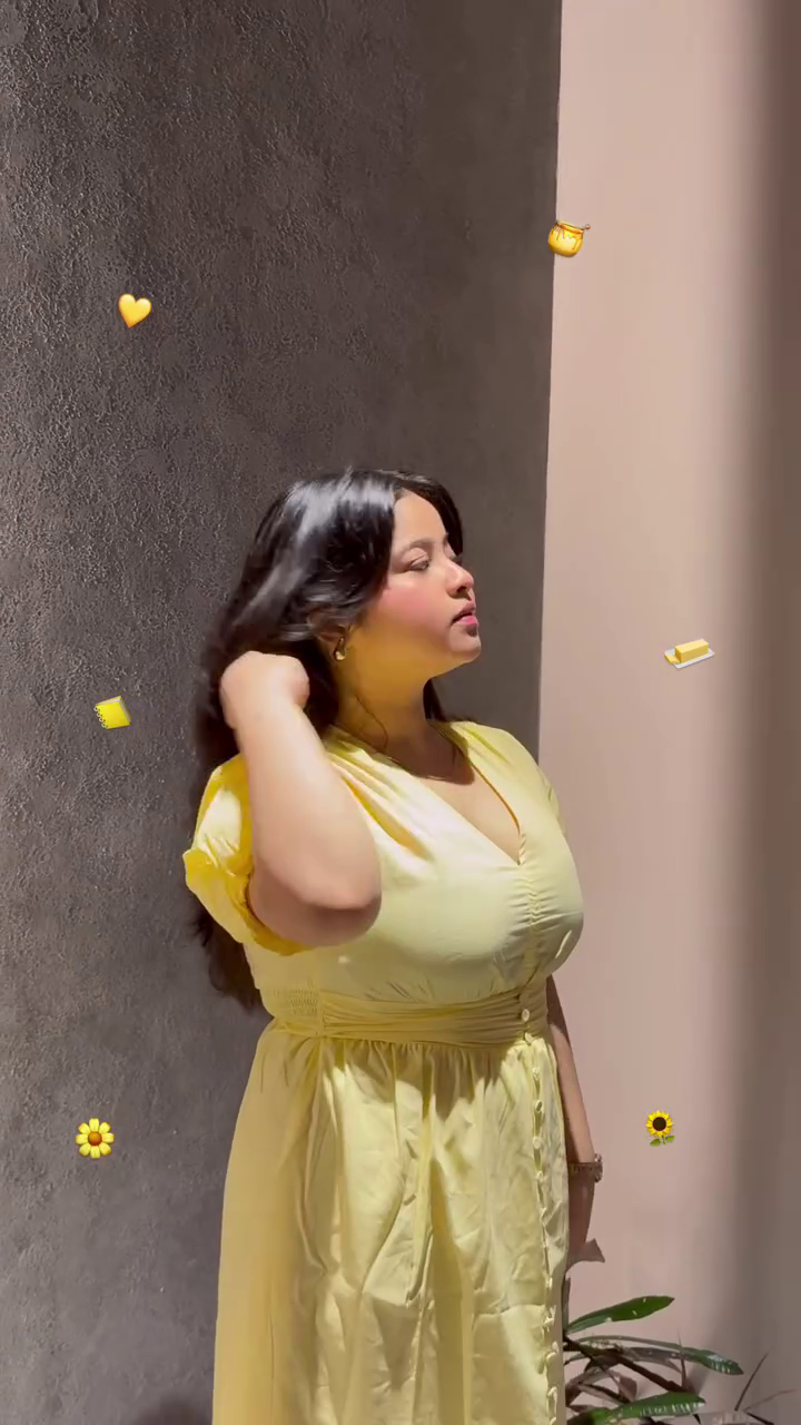 Sunny Yellow Day Dress