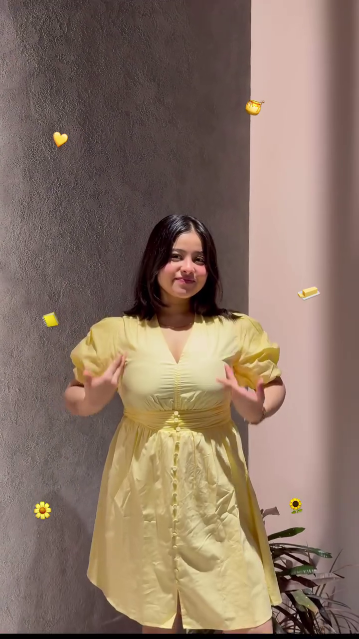Sunny Yellow Day Dress