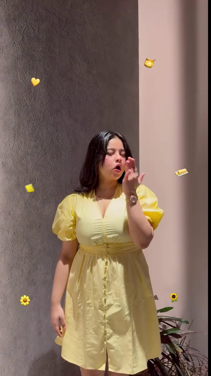 Sunny Yellow Day Dress