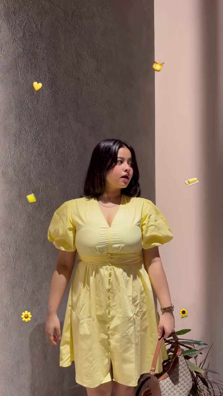 Sunny Yellow Day Dress
