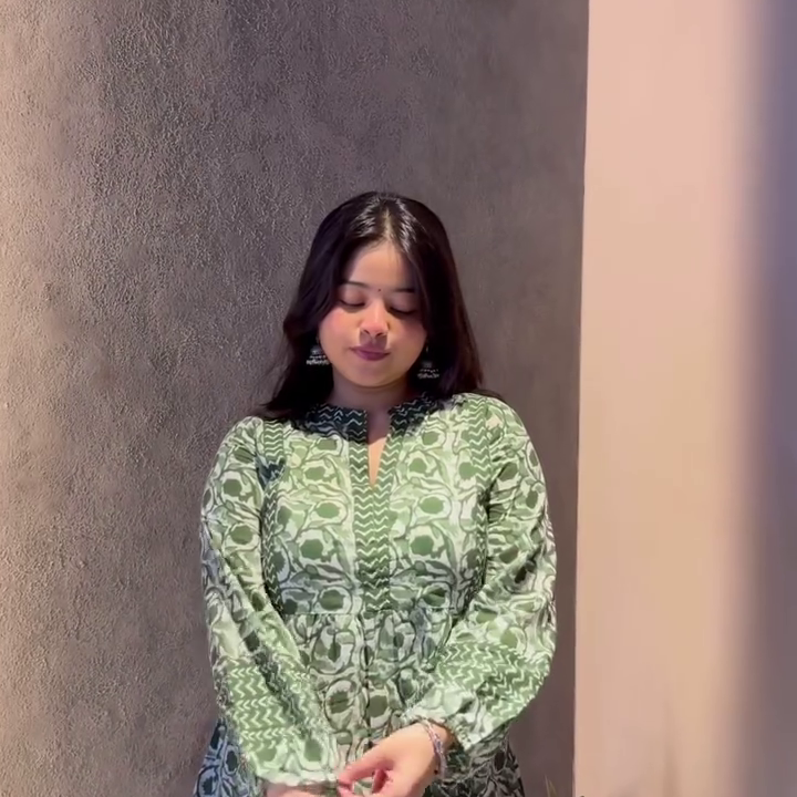 Blue Boho Printed Kurti
