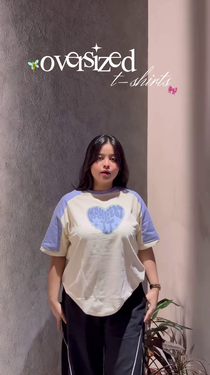 Cute Oversized Graphic Tee