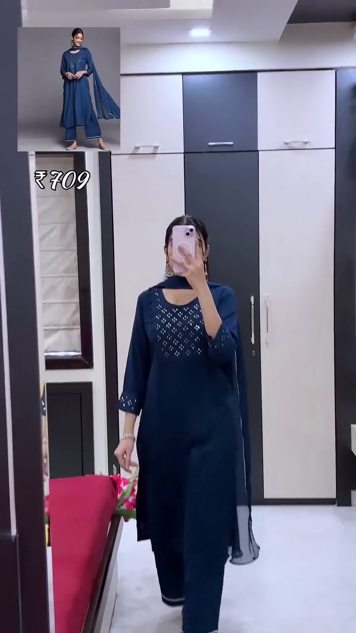 Smoky Grey Ethnic Suit Set – Graceful & Sophisticated Look