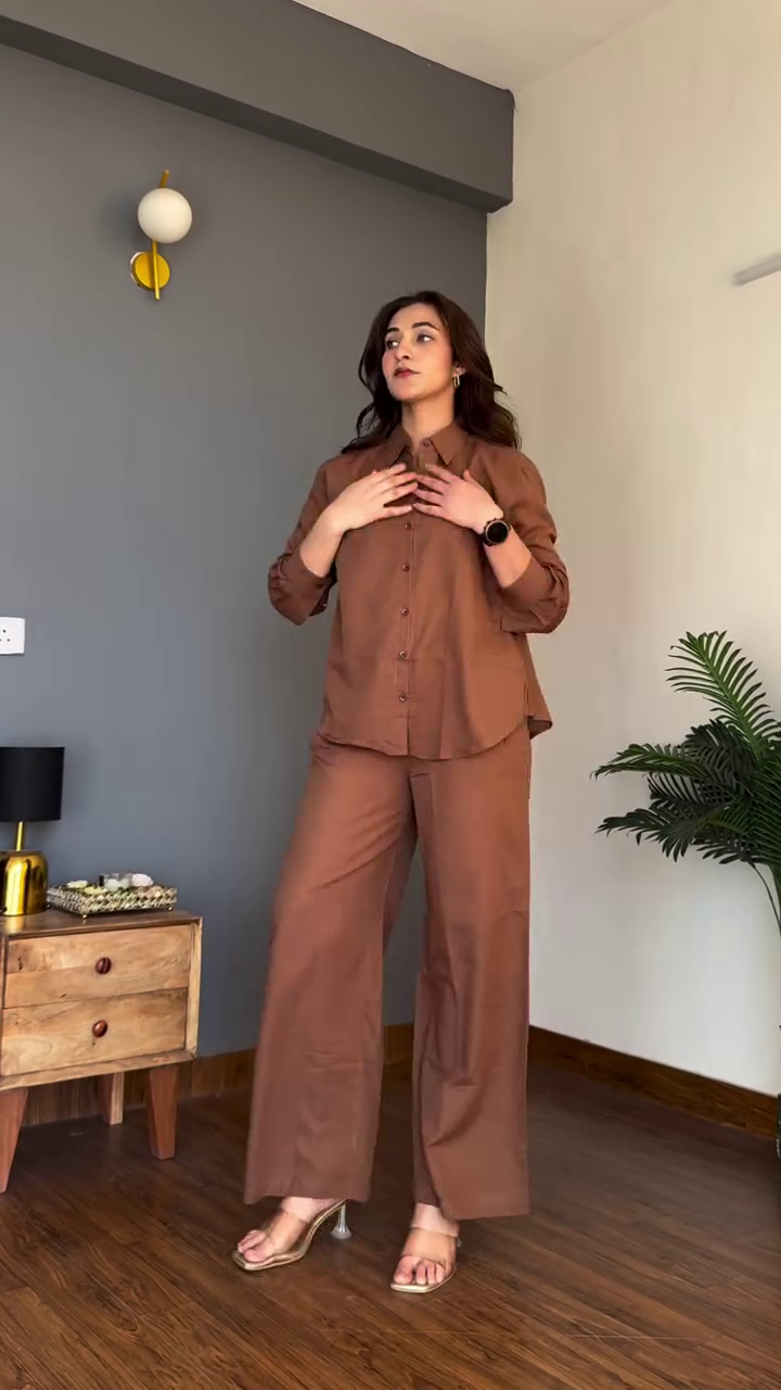 Premium Plum Co-ord Set – Smart Casual Essential