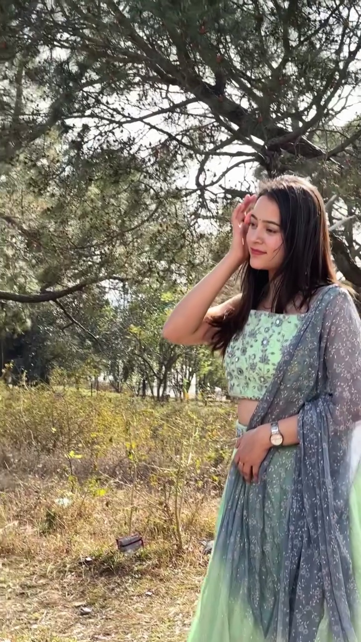 Pastel Green Lehenga Set