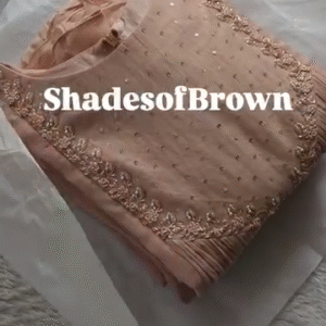 Shades of Brown – Embellished Ethnic Kurta Set for Elegant Occasions