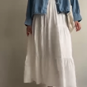 💙 Skirted Denim – A Blend of Cool & Classic