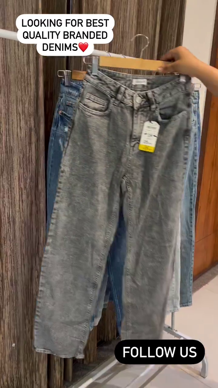 π Best Quality Branded Distressed Mid-Wash Denim Jeans with Relaxed Straight-Leg Fit and Ripped Knee Detailing π - Image 4