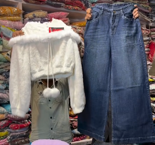 Cozy Bunny Winter Co-Ord Set – Ultra Soft Fleece Top & Textured Lounge Pants