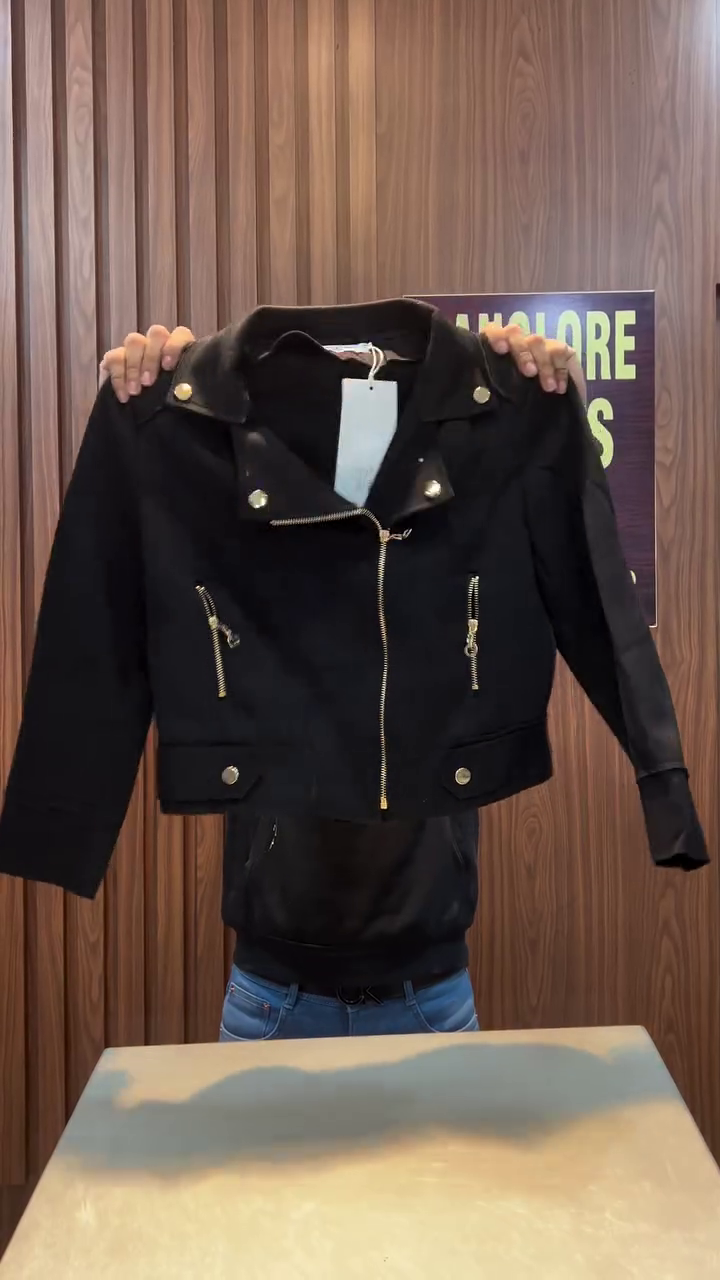 ๐ธ Blush Luxe Cropped Biker Jacket โ Modern Feminine Edge ๐ธ - Image 4