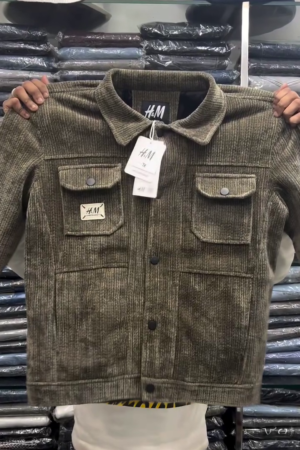 🤍 H&M Inspired Textured Utility Jacket – Premium Casual Essential 🤍