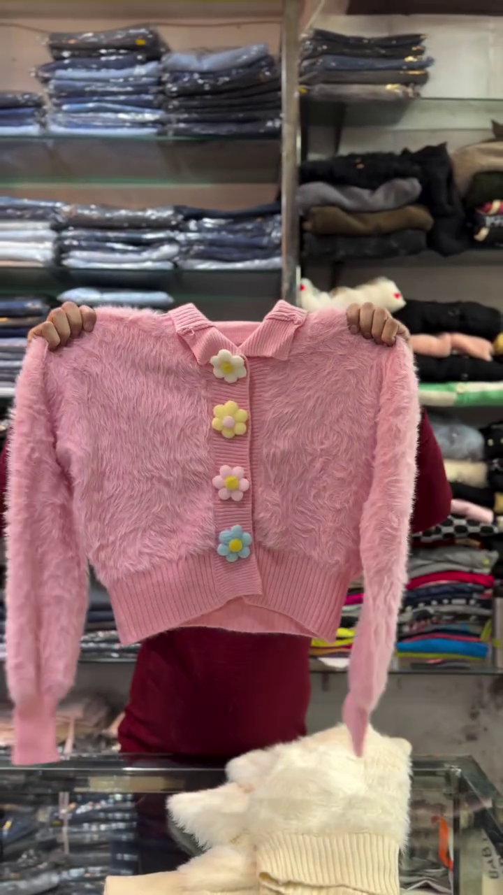 πΈ Blossom Cozy Fuzzy Cardigan β Cute Winter Essential πΈ - Image 2