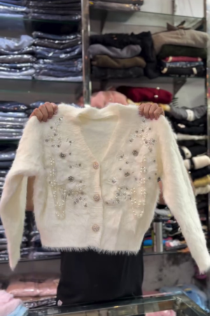 β¨ Golden Bloom Luxe Fuzzy Cardigan β Elegant Winter Glam β¨