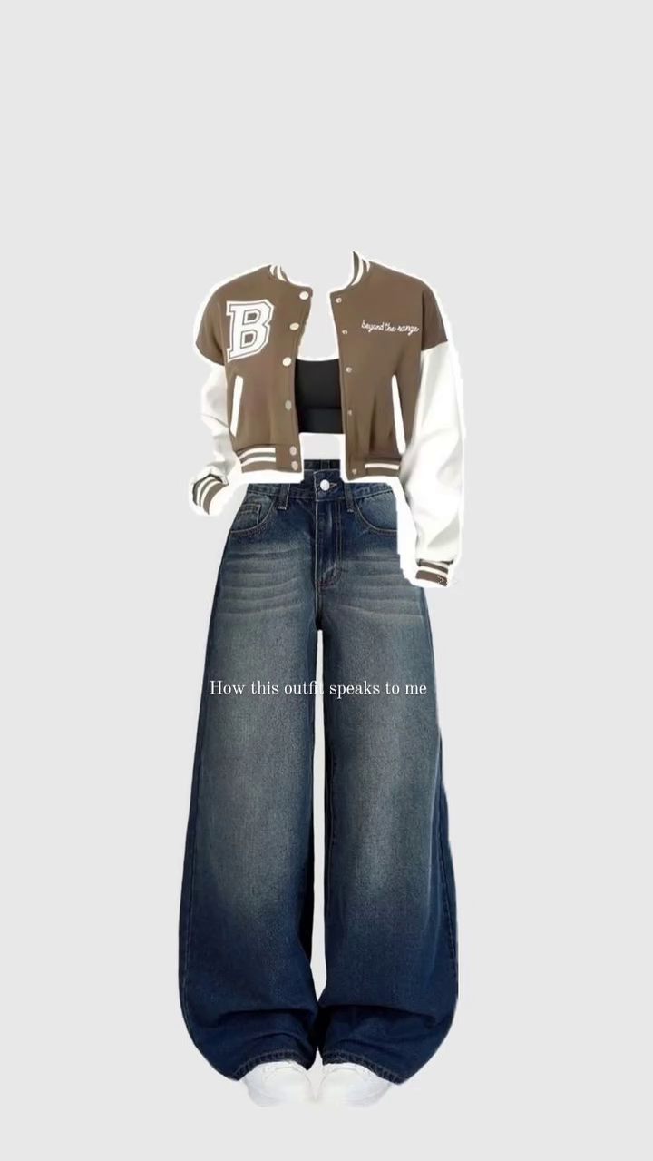 π€ Effortless Luxe Ribbed Knit Top & Wide-Leg Denim Co-Ord Look π€ - Image 6