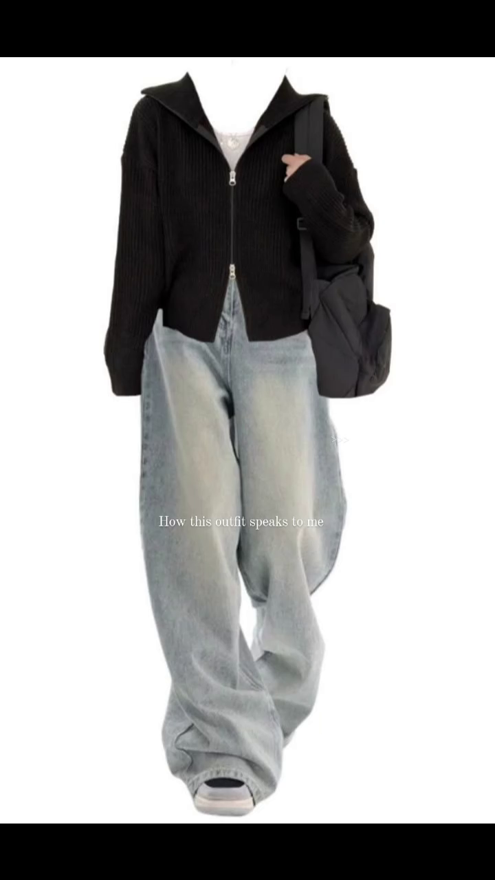 π€ Effortless Luxe Ribbed Knit Top & Wide-Leg Denim Co-Ord Look π€ - Image 14