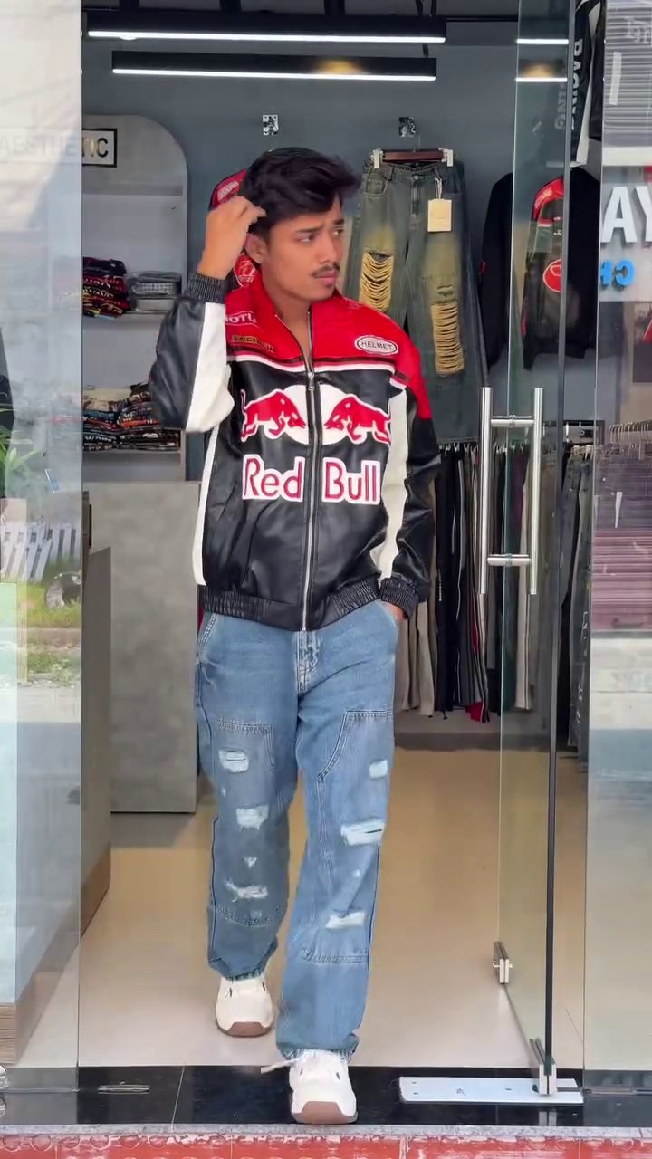 π₯ Premium Racing-Inspired Biker Jackets β Ferrari & Red Bull Edition π₯ - Image 10