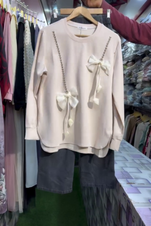 πΈ Elegant Bow Detail Co-Ord Set β Chic Top & Cargo Pants Combo πΈ