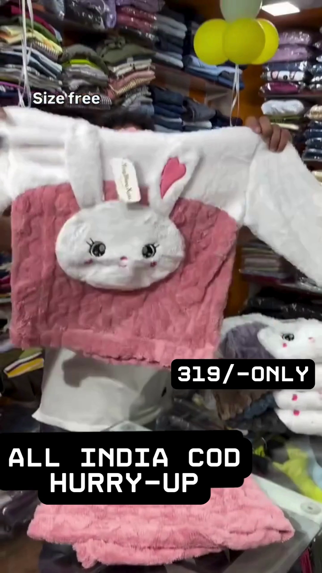 π° Cozy Bunny Winter Co-Ord Set β Ultra Soft Fleece Comfort π§Έβ¨ - Image 2
