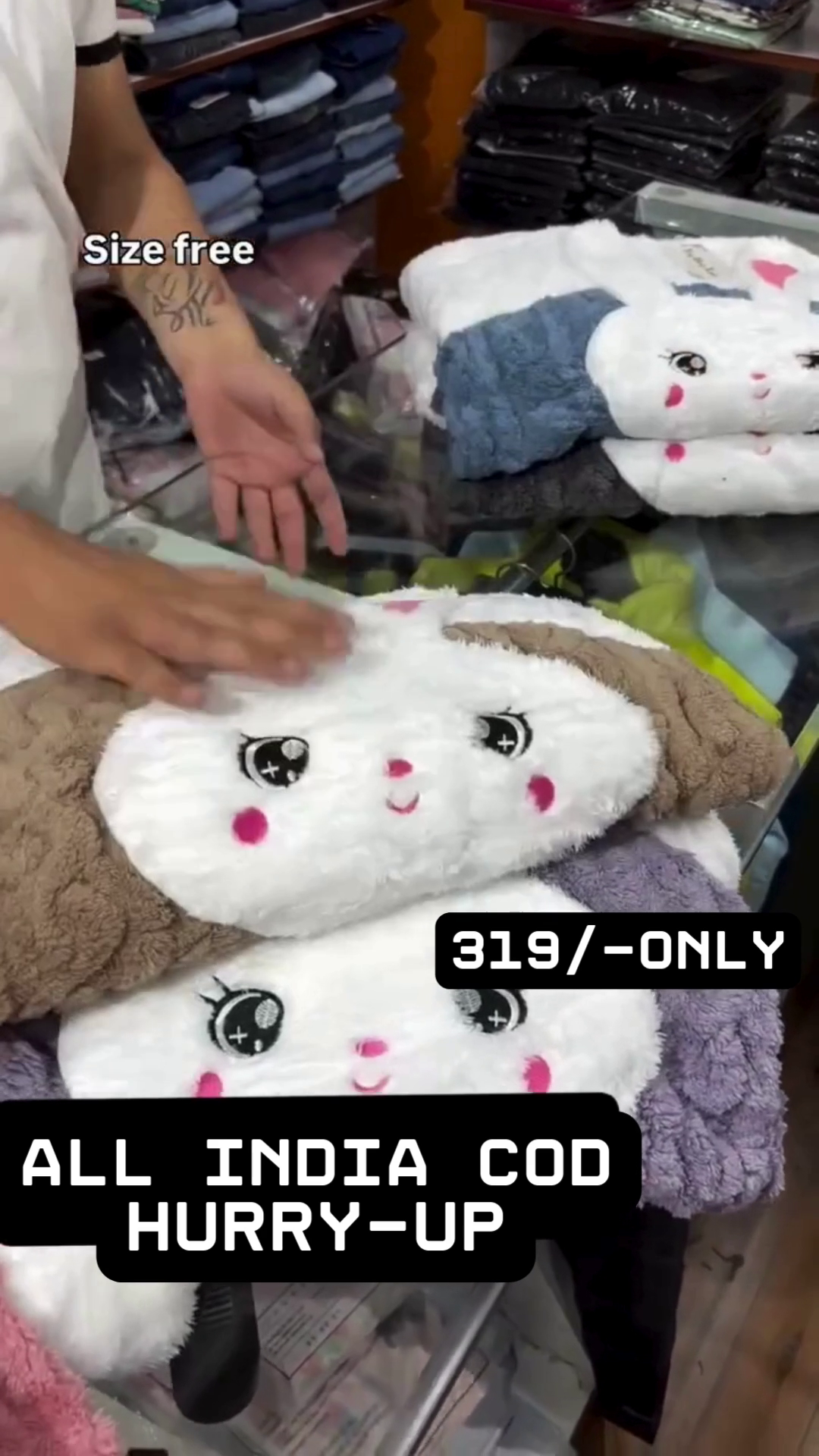 π° Cozy Bunny Winter Co-Ord Set β Ultra Soft Fleece Comfort π§Έβ¨ - Image 6
